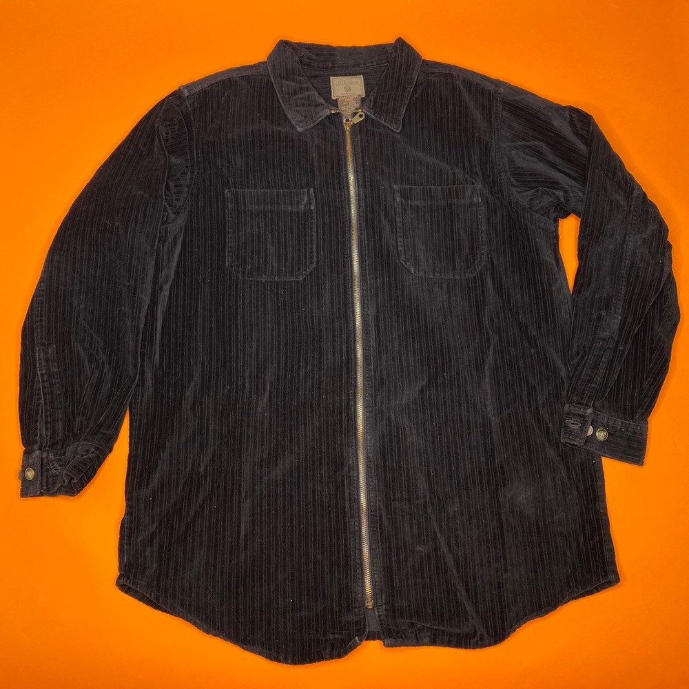 Zip up corduroy jacket